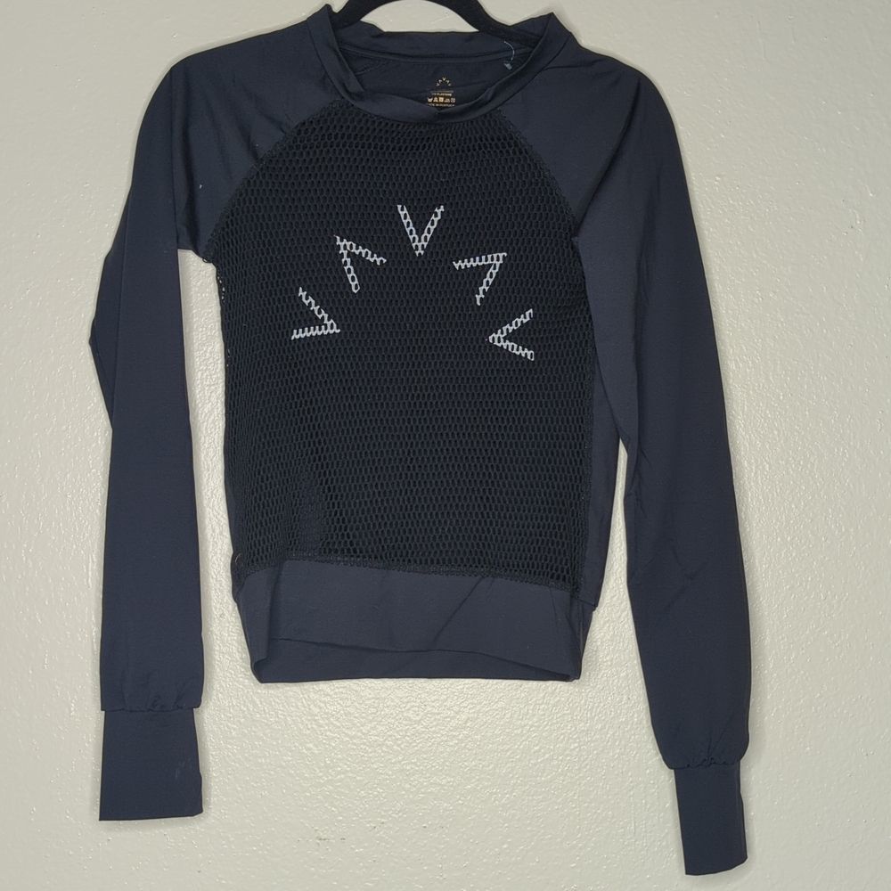 Varley mesh perforated long sleeve upf rash guard